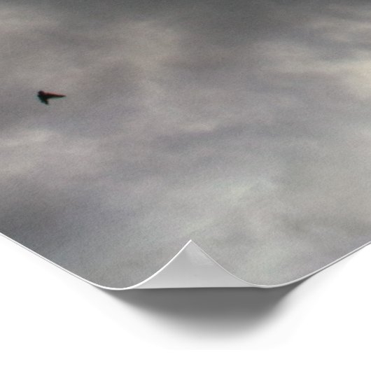 Ik zal Inspirerend poster wegvliegen (Hoek)