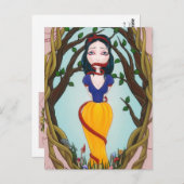 'Ik zal je een keer naar behoren verlaten' Briefkaart (Voorkant / Achterkant)