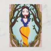 'Ik zal je een keer naar behoren verlaten' Briefkaart (Voorkant)