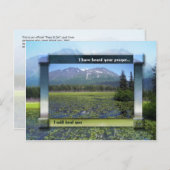 Ik zal je genezen briefkaart (Voorkant / Achterkant)