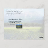 Ik zal je genezen briefkaart (Achterkant)