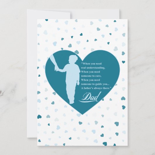 Ik zal je gids nooit vergeten. Mijn vader Kaart (Voorkant)