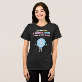 IK ZAL JE GLOEIEN Tri-Blend SHIRT (Voorkant volledig)
