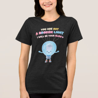 IK ZAL JE GLOEIEN Tri-Blend SHIRT