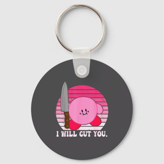 Ik Zal Je Grappig Quotes Knippen Sleutelhanger (Voorkant)