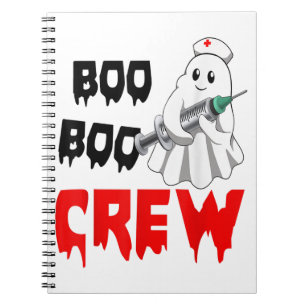 Ik zal je grappige Ghost Nurse Halloween Nursin ze Notitieboek