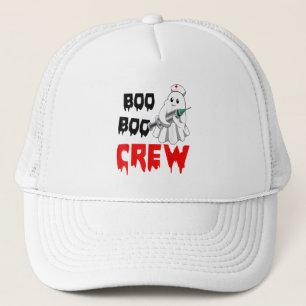 Ik zal je grappige Ghost Nurse Halloween Nursin ze Trucker Pet
