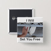 Ik zal je gratis Button geven (Voorkant /achterkant)