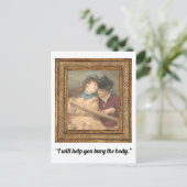 "Ik zal je helpen het lichaam te begraven" Grappig Briefkaart (Staand voorkant)