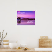 Ik zal je horen in het Paarse Poster Stillness (Keuken)