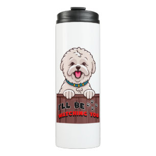 Ik zal je in de gaten houden thermosbeker