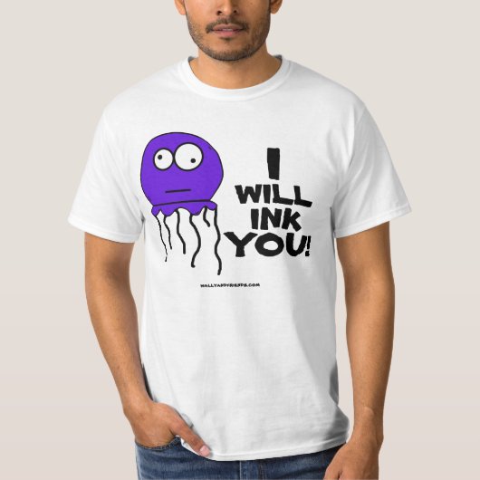 Ik zal je inkt!!! t-shirt (Voorkant)
