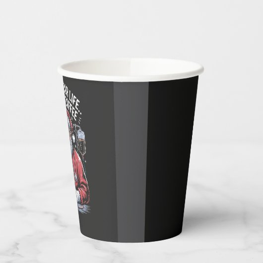 Ik zal je leven redden na mijn koffie Kerstmis Papieren Bekers (Links)