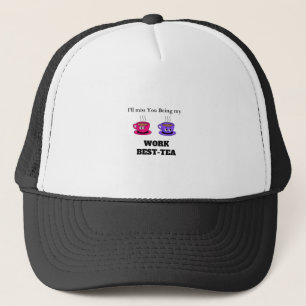 Ik zal je missen als mijn beste Onderzetter op het Trucker Pet