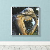 Ik zal je missen canvas afdruk (Insitu (Houten vloer))