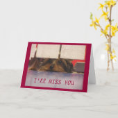 Ik zal je missen Kaart (Gele Bloem)