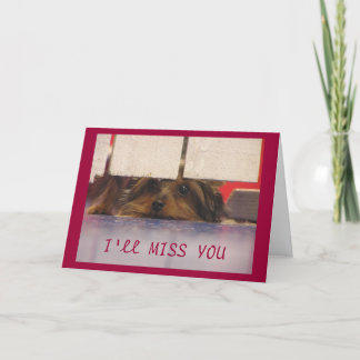 Ik zal je missen Kaart