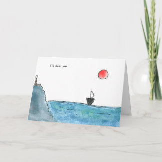 Ik zal je missen kaart