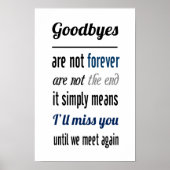 Ik zal je missen (standaard afbeelding lijst groot poster (Voorkant)