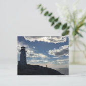 Ik zal je naar huis leiden met mijn vuurtoren briefkaart (Staand voorkant)