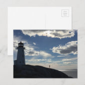 Ik zal je naar huis leiden met mijn vuurtoren briefkaart (Voorkant / Achterkant)