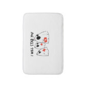 Ik zal je neersteken Ghost Nurse Funny RN Hallowee Badmat (Voorkant Verticaal)