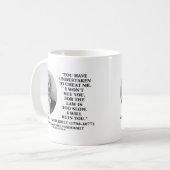 Ik zal je niet te traag opjagen. koffiemok (Voorkant links)