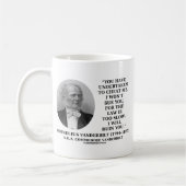 Ik zal je niet te traag opjagen. koffiemok (Links)