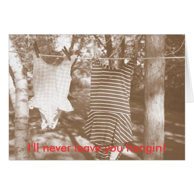 Ik zal je nooit achterlaten. (Voorkant Horizontaal)