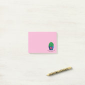 Ik zal je nooit cactus laten vallen post-it® notes (Op bureau)