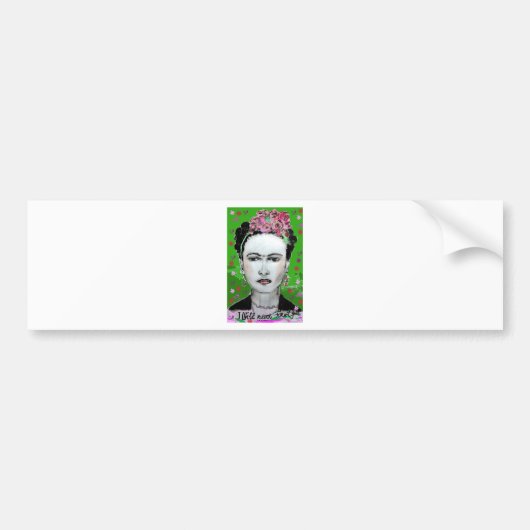 Ik zal je nooit vergeten bumpersticker (Voorkant)