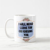 IK ZAL JE NOOIT VERLATEN OF VERGETEN KOFFIEMOK (Links)