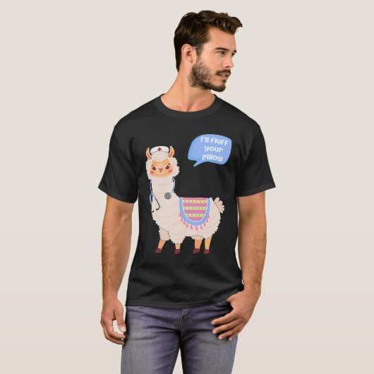 Ik zal je piloot niet afvegen, maar Alpaca wond C T-shirt (Voorkant volledig)
