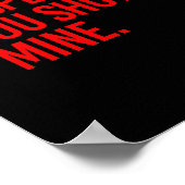 IK ZAL JE PRESIDENT HETZELFDE RESPECT SHOWS ALS JE POSTER (Hoek)