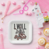 Ik zal je slaan papieren bordje (Feest)