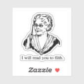 Ik zal je tot op het bot afkraken sticker (Vel)