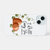 Ik zal je vervoeren iPhone 15 case (Achterkant horizontaal)