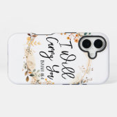 Ik zal je vervoeren iPhone 16 hoesje (Achterkant horizontaal)