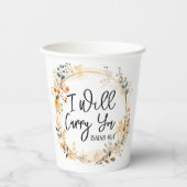 Ik zal je vervoeren papieren bekers (Voorkant)