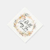 Ik zal je vervoeren servet (Hoek)