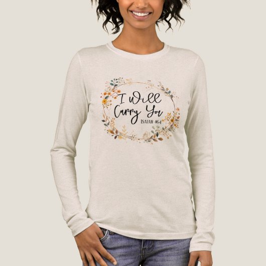 Ik zal je vervoeren Tri-Blend shirt (Voorkant)