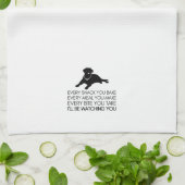 "Ik zal je volgen" Labrador Kitchen Towel Theedoek (Gevouwen)