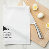"Ik zal je volgen" Labrador Kitchen Towel Theedoek (Quarter Fold)