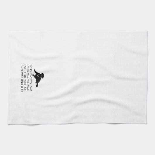 "Ik zal je volgen" Labrador Kitchen Towel Theedoek (Horizontaal)