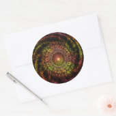 Ik zal je volgen ronde sticker (Envelop)