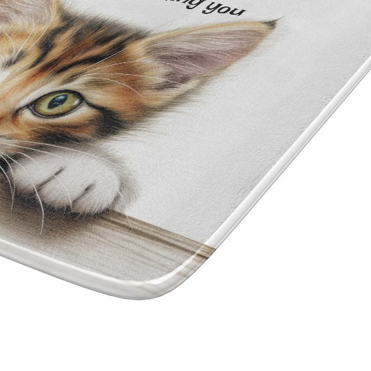 Ik zal je volgen snijplank (Hoek)