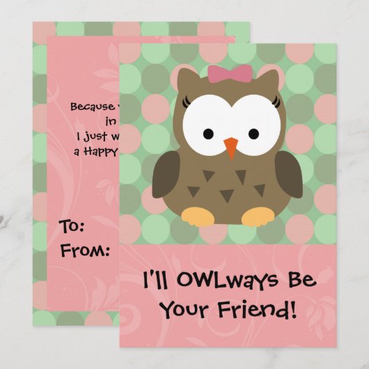 Ik zal je vriend zijn feestdagenkaart (Voorkant / Achterkant)