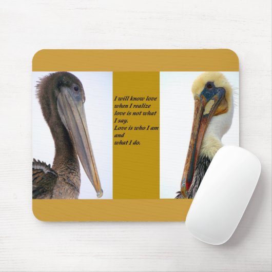 Ik zal liefde_Mousepad_by Elenne Boothe kennen Muismat (Met muis)