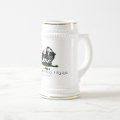 Ik zal lopen waar ik wil bierpul (Voorkant rechts)