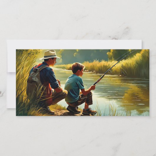 "Ik zal me die dag altijd herinneren" plat Wenskaa Kaart (Voorkant)